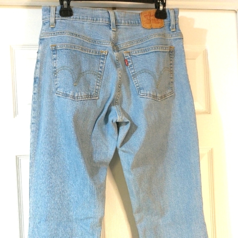 Levi's Blue Y2K 550 Boot cut Leg Jeans Tall Classic Style (10L) EUC.